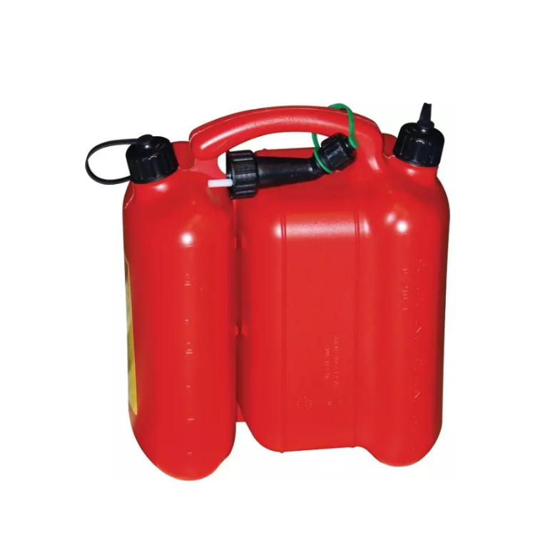 Jerrycan double à mélange essence/huile, 3L et 6L, TECOMEC