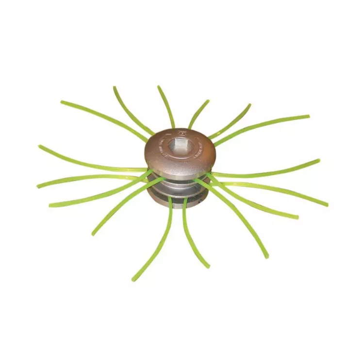 Tête de débroussailleuse multifils aluminium double étage, TECOMEC