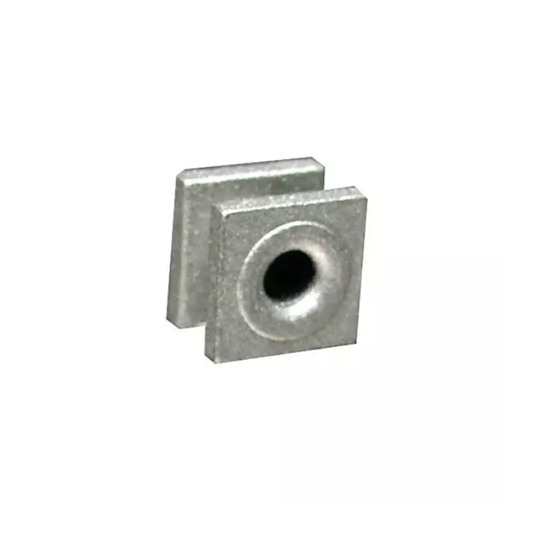 Œillet aluminium carré Ø intérieur 4,5 mm, pour tête 2 fils SPEEDY, TECOMEC