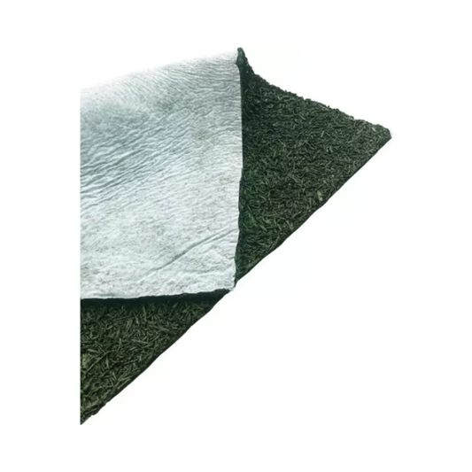 Dalle de sous station en caoutchouc vert avec géotextile, OSVAN