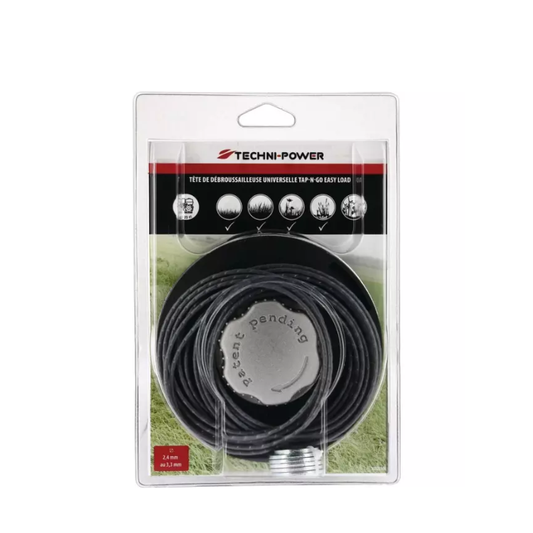 Tête universelle Tap-N-Go Easy Load Techni-Power 130 mm