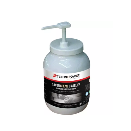 Savon crème atelier micro-particules avec pompe 2,8L Techni-Power
