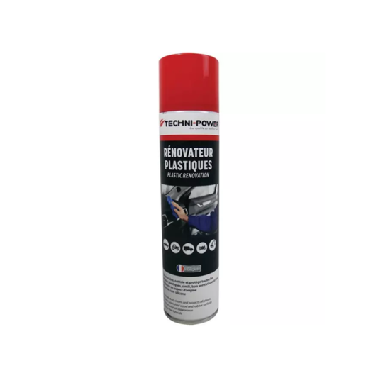 Nettoyant rénovateur plastique aérosol 400ML Techni-Power