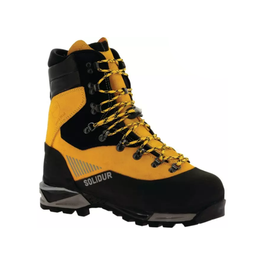 Chaussures de sécurité anti-coupure Logwood Solidur classe 3 jaune noir