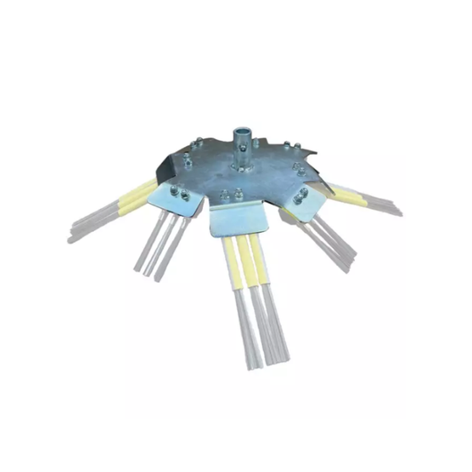 Tête métallique 8 blocs pour kit de brosses 18060, Rider, KWERN