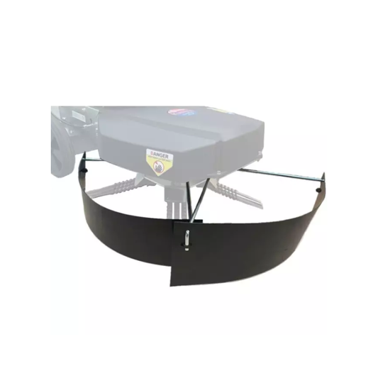 Bavette de protection latérale double en caoutchouc pour balayeuse, KWERN