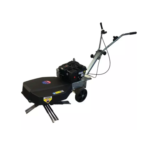 Balayeuse à brosse rotative thermique Greenbuster Home 550, KWERN, largeur 550mm