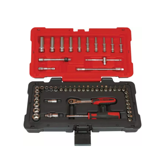 Coffret de douilles et accessoires 1/4 pouce Ultimate côte pouce 52 pièces, KS TOOLS