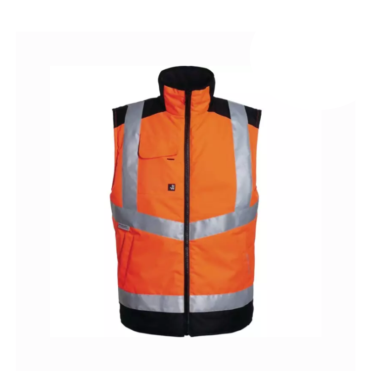 Gilet de travail sans manches haute visibilité réversible Wiley orange, NORTH WAYS