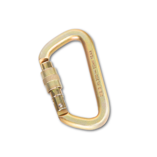 Mousqueton bloquant en acier 50 kN, PORTABLE WINCH