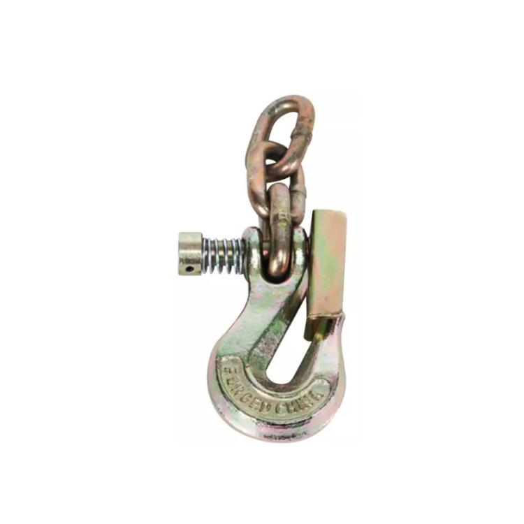 Crochet plat 7 mm avec barrure Grade 70, PORTABLE WINCH