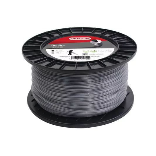 FIL DE DEBROUSSAILLEUSE DUOLINE Ø 3 MM LONGUEUR 120 METRES OREGON 106504E