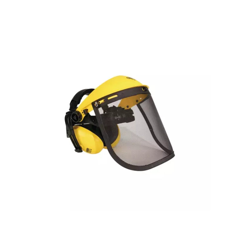 VISIÈRE GRILLAGÉE + CASQUE ANTI-BRUIT OREGON Q515061