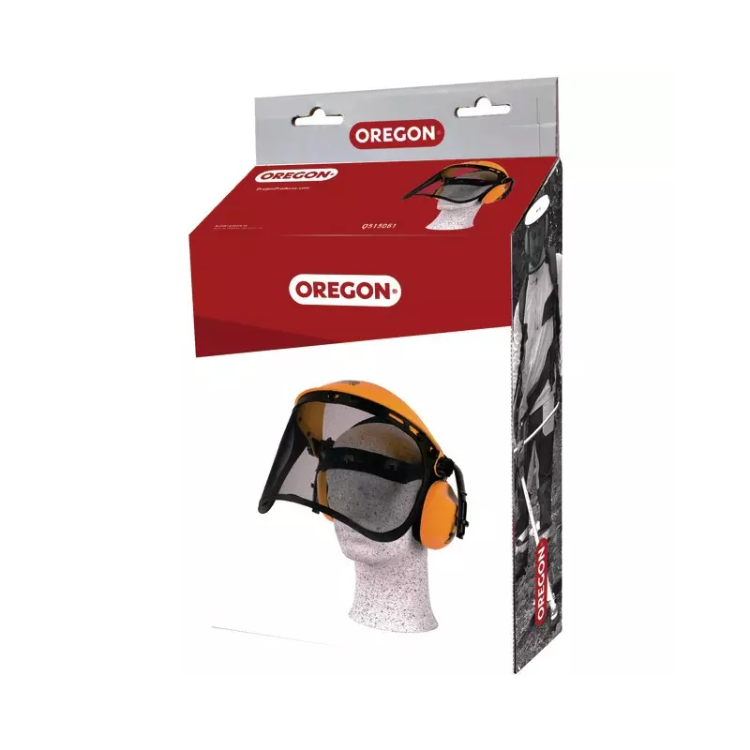 VISIÈRE GRILLAGÉE + CASQUE ANTI-BRUIT OREGON Q515061
