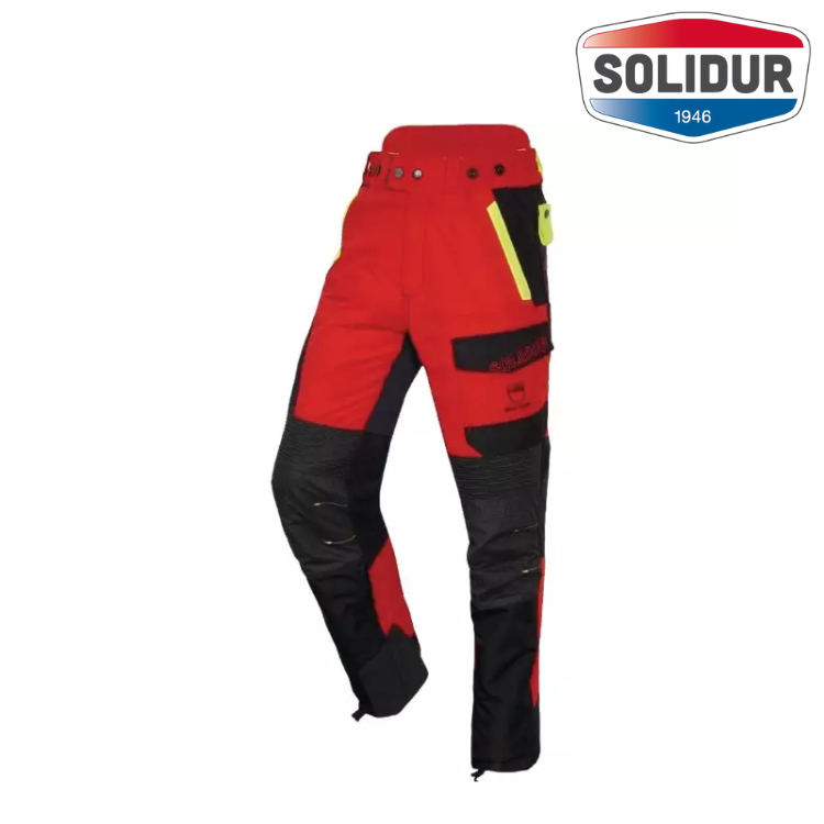 PANTALON FORESTIER ANTI-COUPURE PREMIUM CLASSE 1 INFINITY SOLIDUR