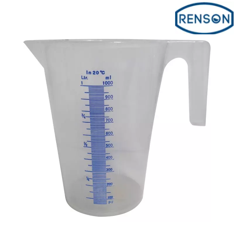 BROC PLASTIQUE TRANSLUCIDE GRADUE 1L RENSON