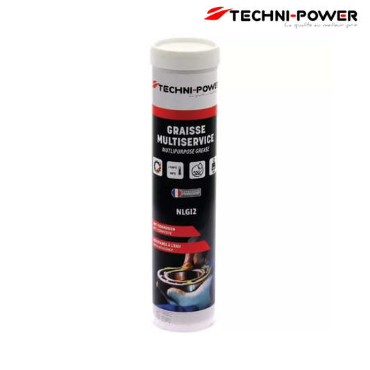 GRAISSE MULTISERVICE CARTOUCHE 400GR TECHNI-POWER