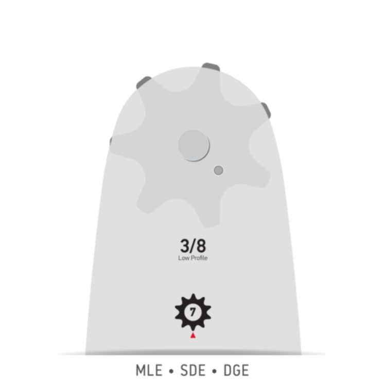 GUIDE OREGON 100SDEA218 25CM / 3/8"(91) / 39 ENTRAINEURS