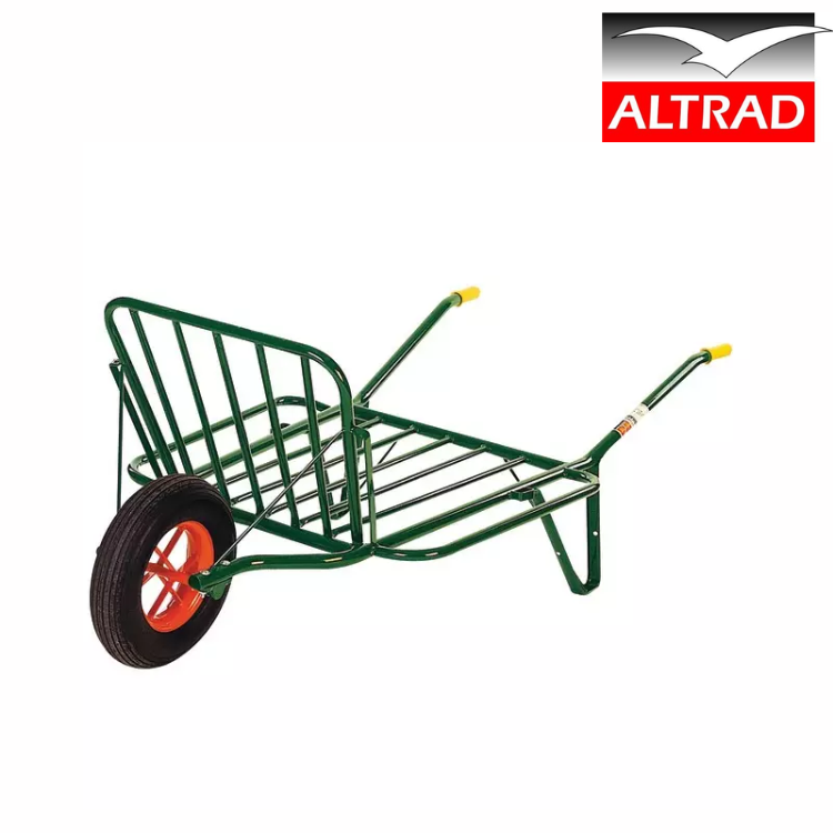 BROUETTE AGRICOLE FOURRAGERE VERTE ROUE PLEINE INCREVABLE ALTRAD