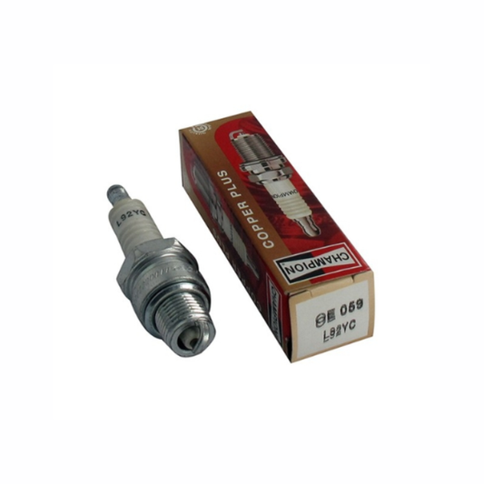 Bougie d’allumage CHAMPION L92YC/T10 – bougie d’origine pour moteur thermique de tondeuse, motoculteur ou débroussailleuse