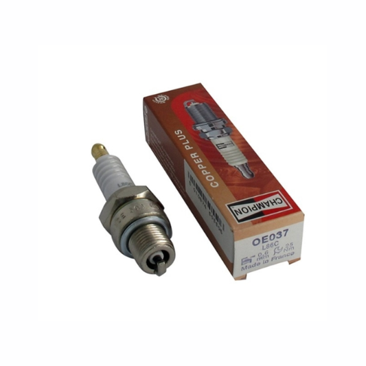Bougie d’allumage CHAMPION L86C – équivalente EYQUEM 406/500 et FUTORCH E6C pour moteur thermique de tondeuse ou motoculteur
