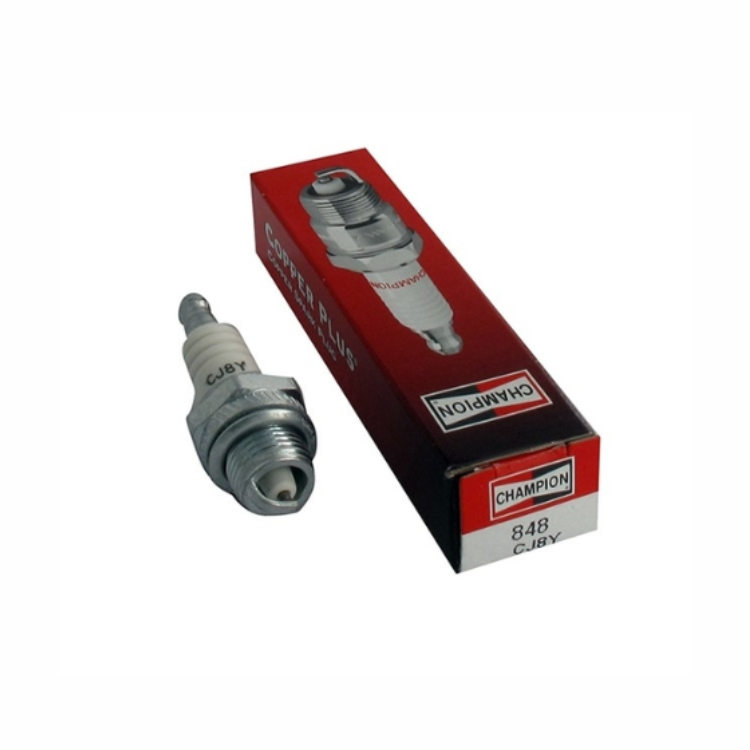 Bougie d’allumage CHAMPION CJ8Y – bougie d’origine pour moteur thermique de tondeuse, tronçonneuse ou débroussailleuse