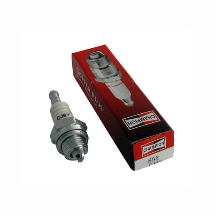 Bougie d’allumage CHAMPION CJ6Y – bougie d’origine pour moteur thermique de tondeuse, tronçonneuse ou débroussailleuse