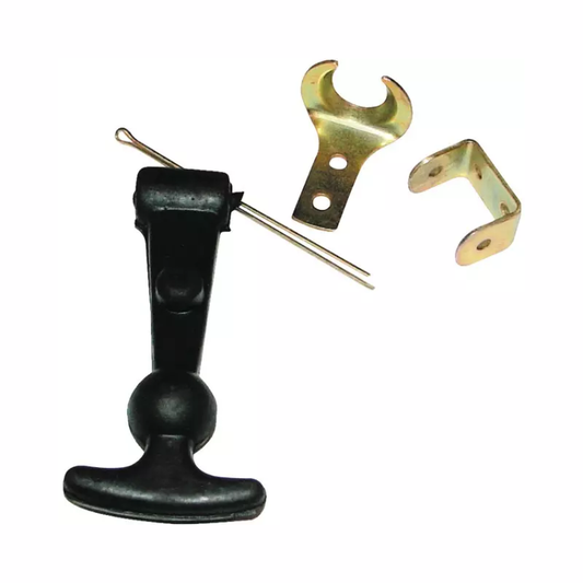 Attache capot moyen 120 mm blister de 2 pour matériel motoculture