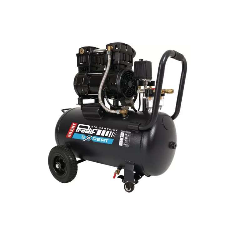 compresseur d'air 50 litres silencieux 2CV monophasé Prodif
