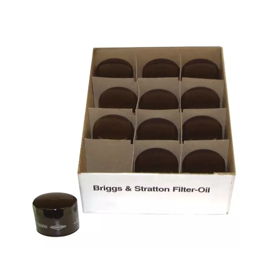 Pack atelier 12 x filtre huile 492932S origine B&S 4154, pièce d'origine Briggs & Stratton vendue par Greendis.