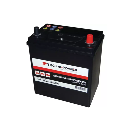 Batterie 12V-35AH/300A NS40 + à droite Techni-Power