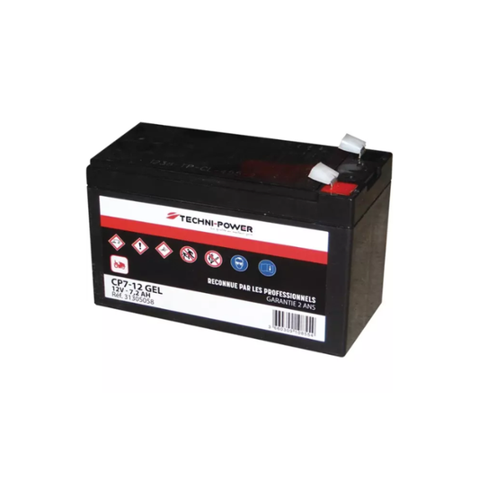 Batterie gel 7,2 AH type CP7-12