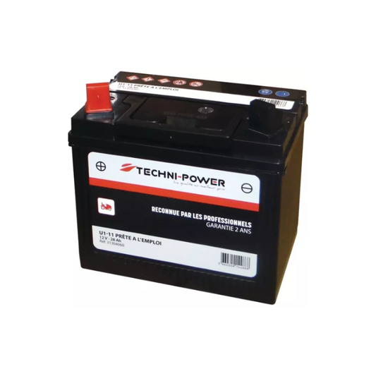 Batterie sans entretien type U1-11/U1L-9 + à gauche