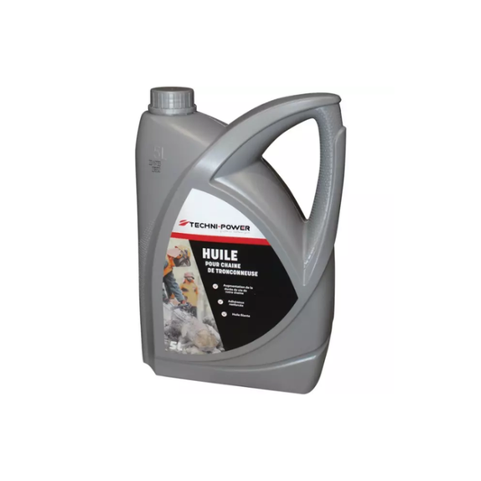 Huile pour chaîne de tronçonneuse bidon 5L Techni-Power