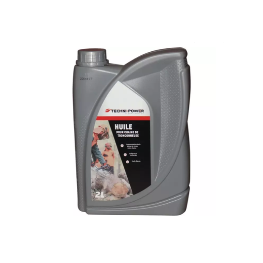 Huile pour chaîne tronçonneuse bidon 2L Techni-Power
