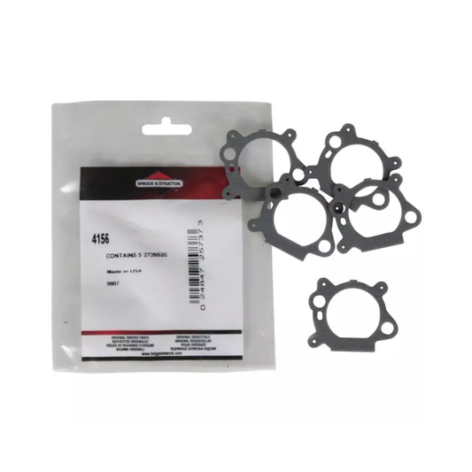 Pack atelier 5 x joint filtre à air 795629 B&S 4156, pièce d'origine Briggs & Stratton vendue par Greendis.