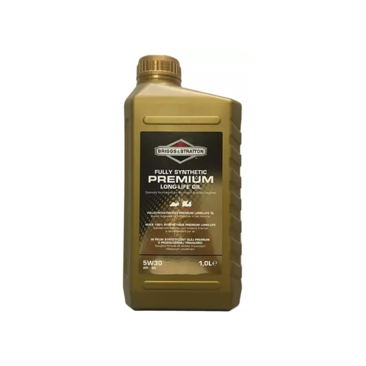 Huile 1 L 100 % synthétique LONG LIFE 5W30 100007S, pièce d'origine Briggs & Stratton vendue par Greendis.