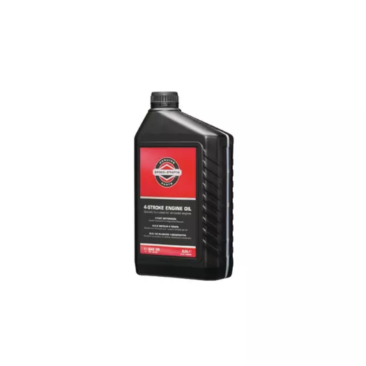 Huile moteur 4 temps SAE30 2L origine Briggs & Stratton 100008E, pièce d'origine Briggs & Stratton vendue par Greendis.
