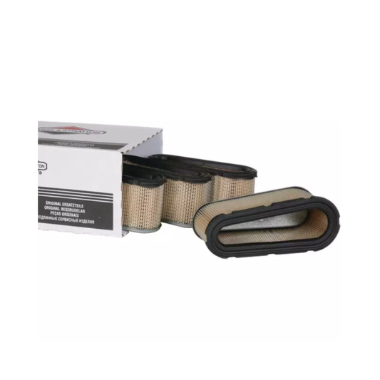 Pack atelier 4 x filtre air 496894 origine B&S 4139, pièce d'origine Briggs & Stratton vendue par Greendis.
