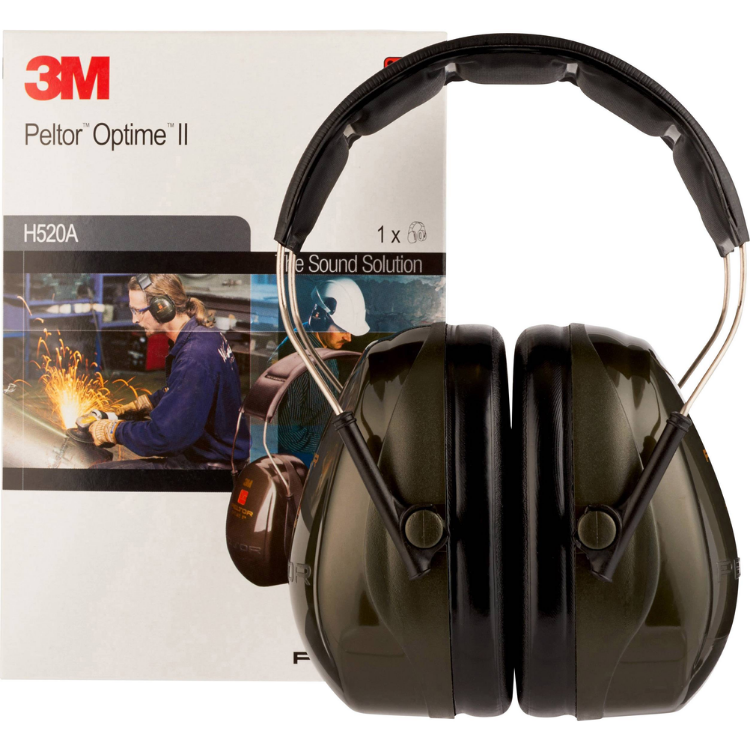 Casque anti bruits 3M™ Peltor Optime II H520A - Greendis