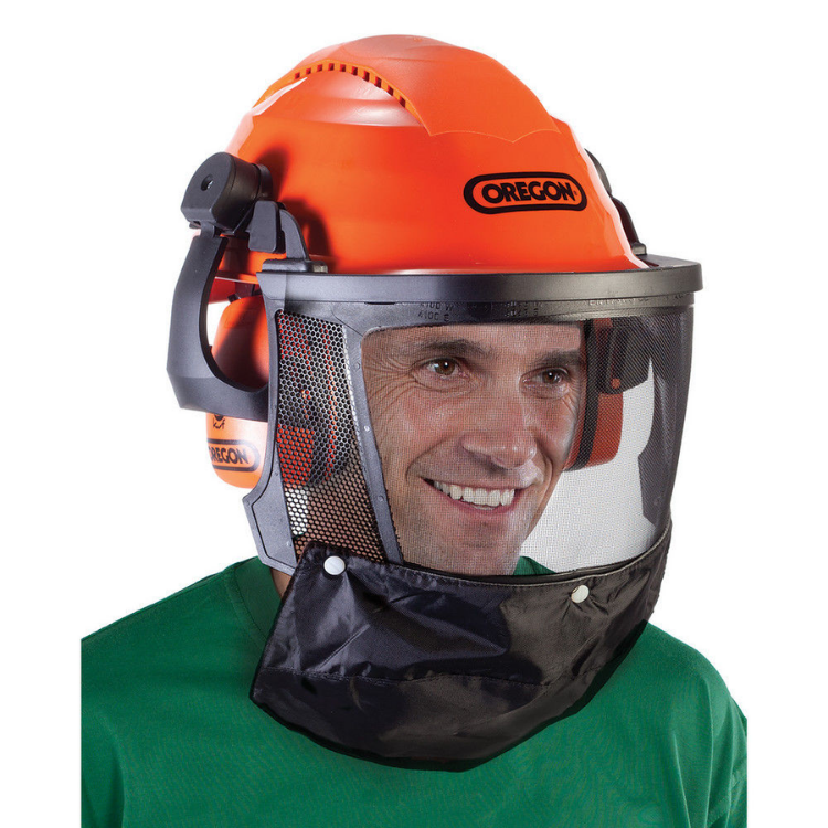 Casque de protection sécurité pro Oregon Waipoua Oreillettes visière 562413 - Greendis