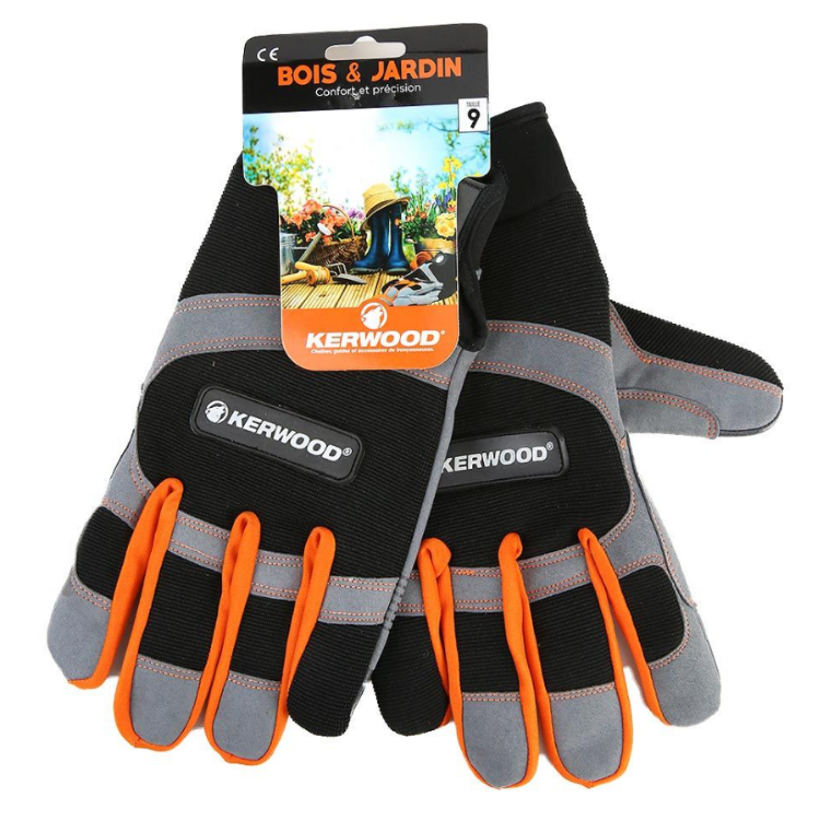 Gants Bois et Jardin Kerwood gris - Greendis