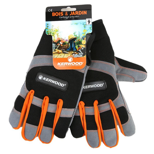 Gants Bois et Jardin Kerwood gris - Greendis